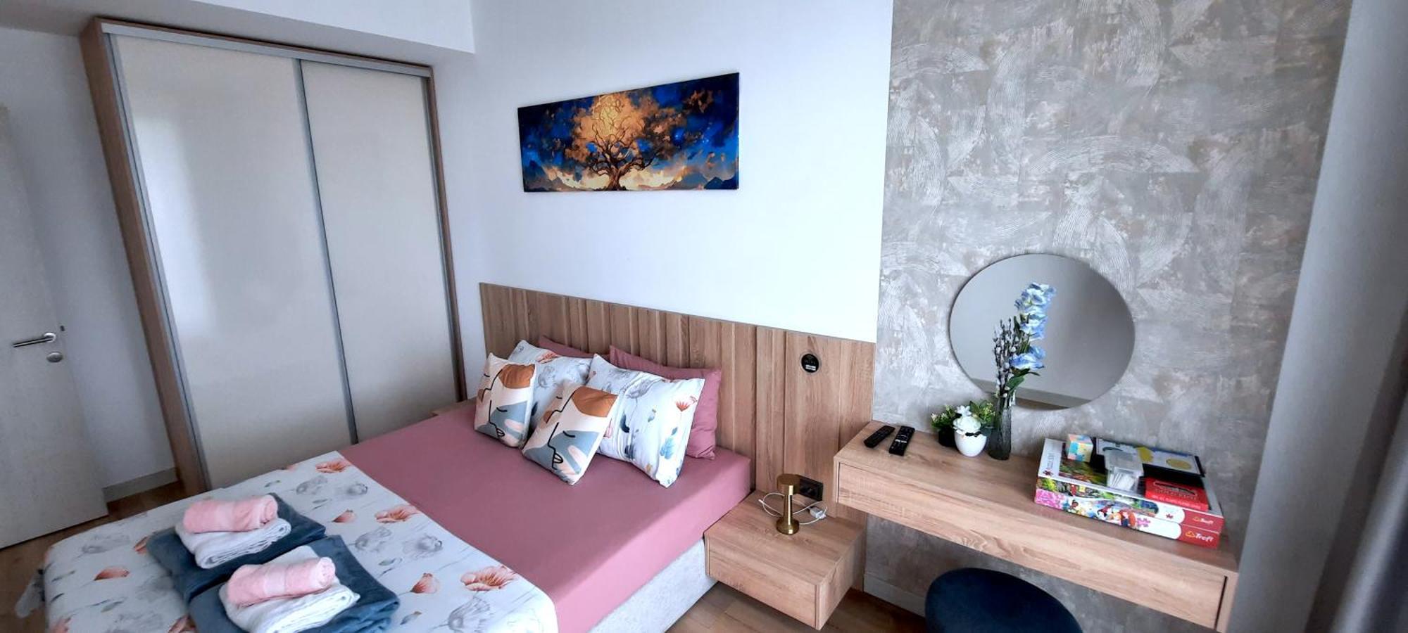 Luxury Condo On 18Th Floor With Pool, Fitness, Parking Included. Skopje Exterior photo